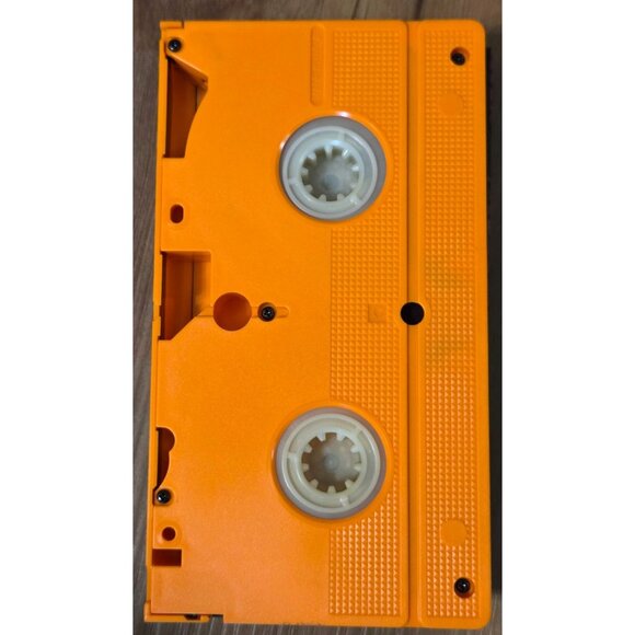 Johnny Mnemonic (VHS, 1995) Columbia Tristar Orange Tape Keanu Reeves Cyberpunk - Picture 3 of 5